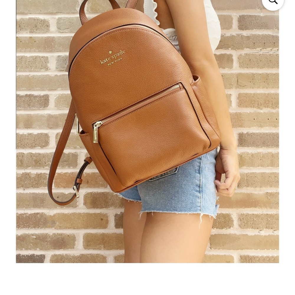 Kate Spade Tan Leather Backpack